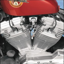 Chrome Head Bolt Spark Plug Cover