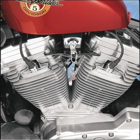 Chrome Head Bolt Spark Plug Cover