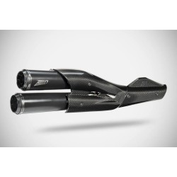 ZARD TOP GUN FULL EXHAUST SYSTEM 2:2 SLIP-ON KIT H-D SPORTSTER S