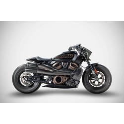 ZARD TOP GUN FULL EXHAUST SYSTEM 2:2 SLIP-ON KIT H-D SPORTSTER S