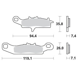 Racing Brake Pads ATV