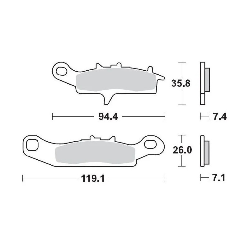 Racing Brake Pads ATV