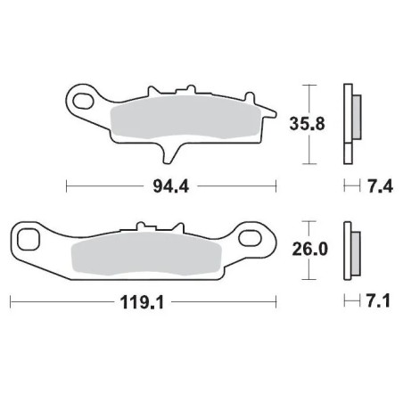 Racing Brake Pads ATV