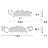 Racing Brake Pads ATV