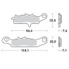 Racing Brake Pads ATV