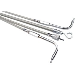 Armor Coat Braided Stainless Steel Speedometer Cable for Harley-Davidson