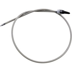 Armor Coat Braided Stainless Steel Speedometer Cable for Harley-Davidson