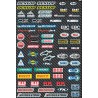 Sponsor Logo Sticker Sheet
