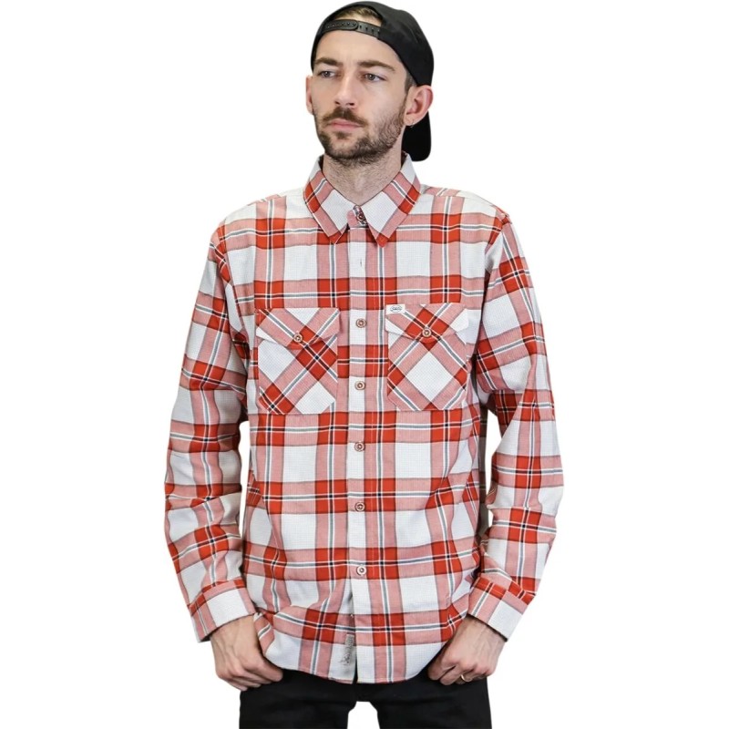 Chemise en flanelle boutonnée de haut en bas Tramp