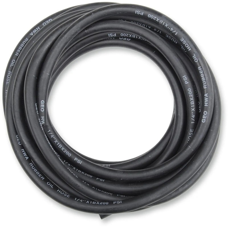 Universal Black Rubber Fuel Oil Line