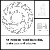 260 mm Oversize Floating Rotor Brake Kit