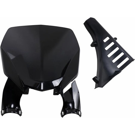 Plaque numéro de stade avec protections de fourche