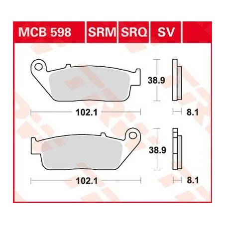 SV Series Sindered Brake Pads