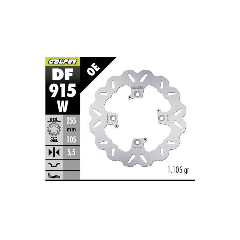BRAKE ROTOR FIXED WAVE