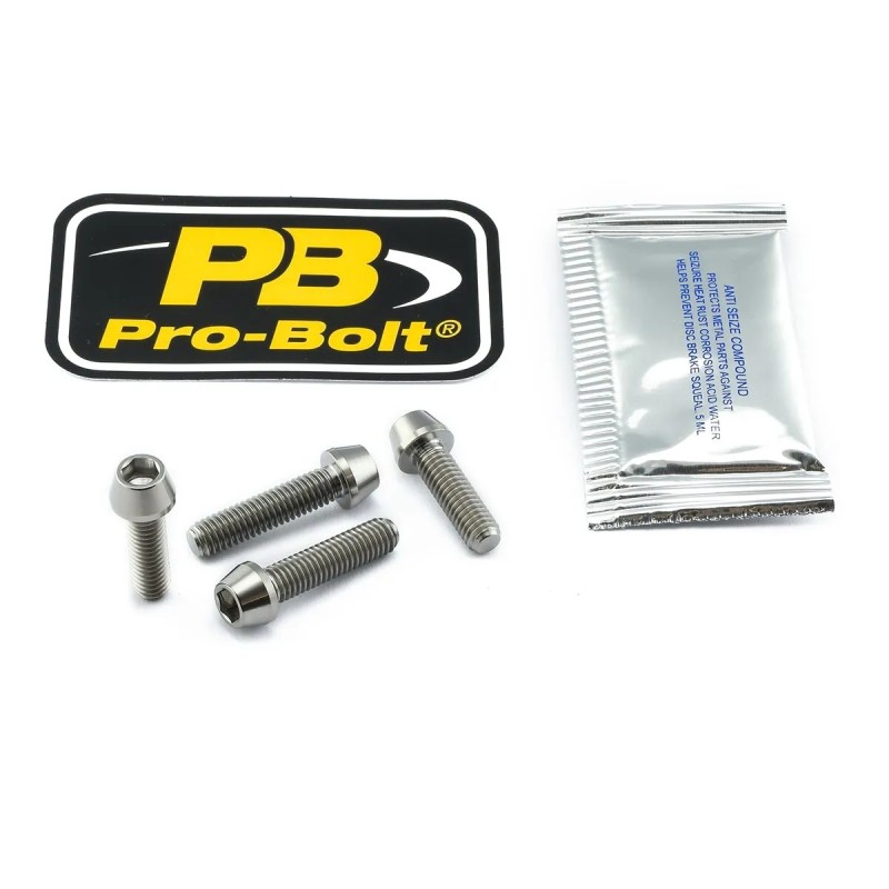 Kit vis de serrage levier frein & embrayage titane