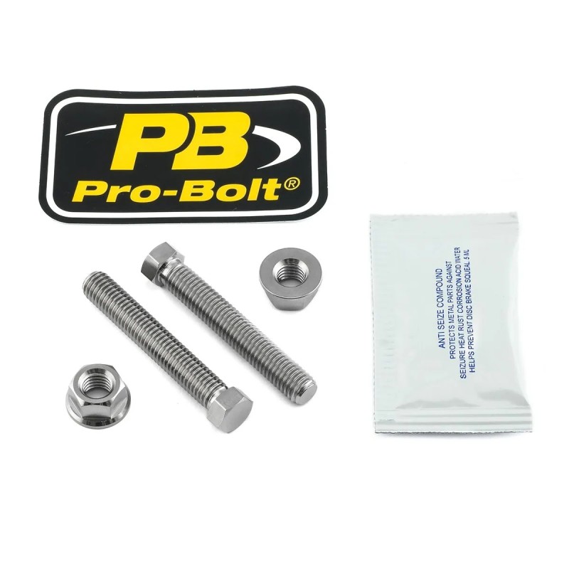 Titanium Axle Chain Adjuster Nut   Bolt Set
