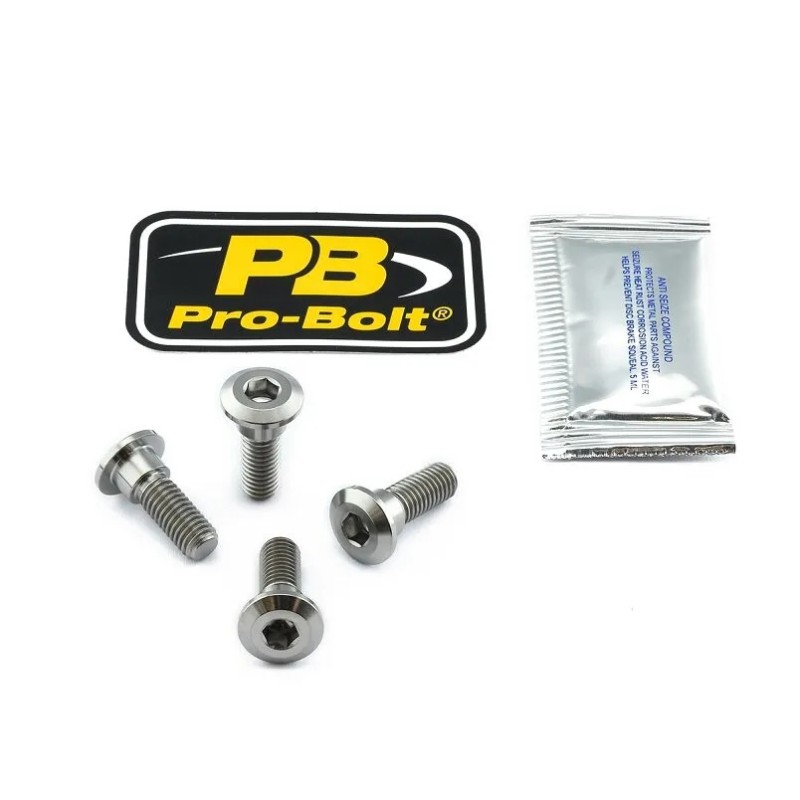 Titanium Brake Rotor Mounting Bolt Kit