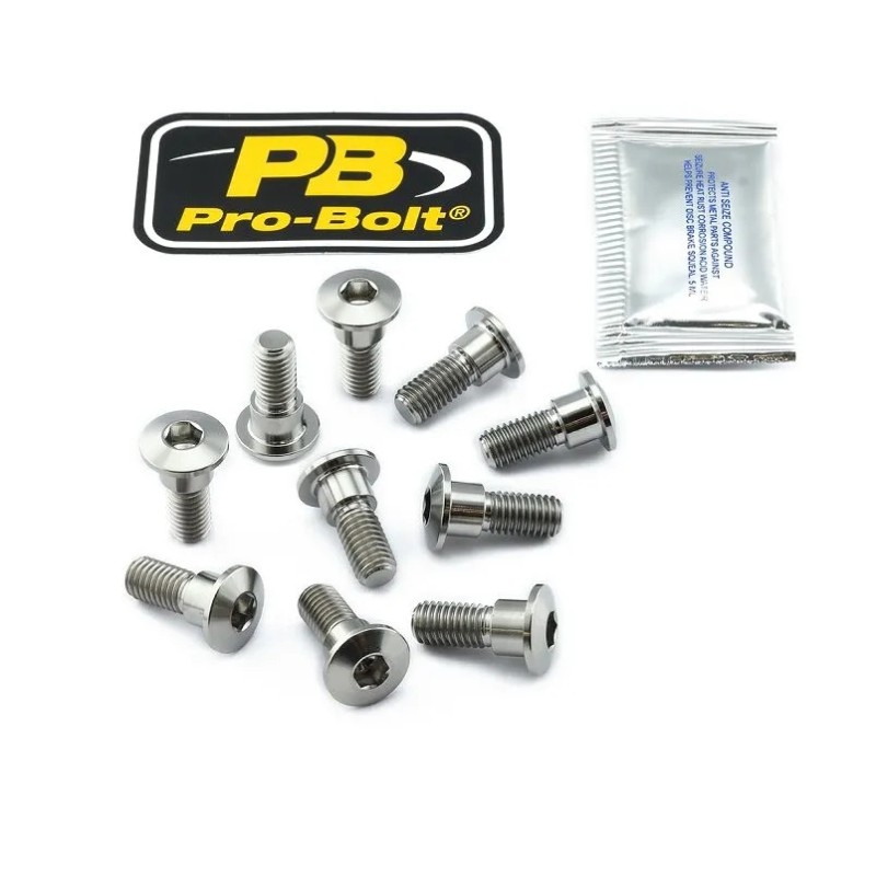 Titanium Brake Rotor Mounting Bolt Kit