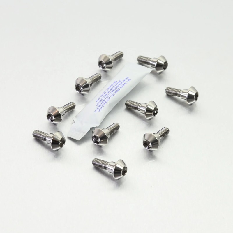 Titanium Brake Rotor Mounting Bolt Kit