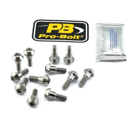 Titanium Brake Rotor Mounting Bolt Kit