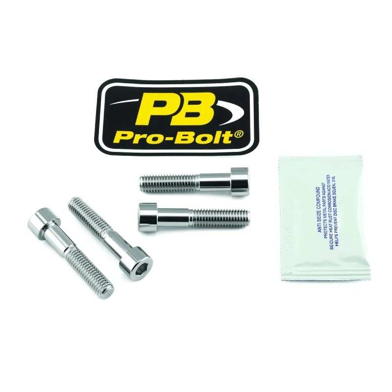 Axle Pinch Bolt Kit Stainless Steel, Front