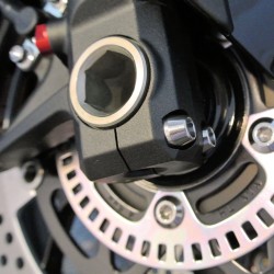 Kit d'écrous d'axe avant en acier inoxydable