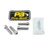 Axle Pinch Bolt Kit Stainless Steel, Front