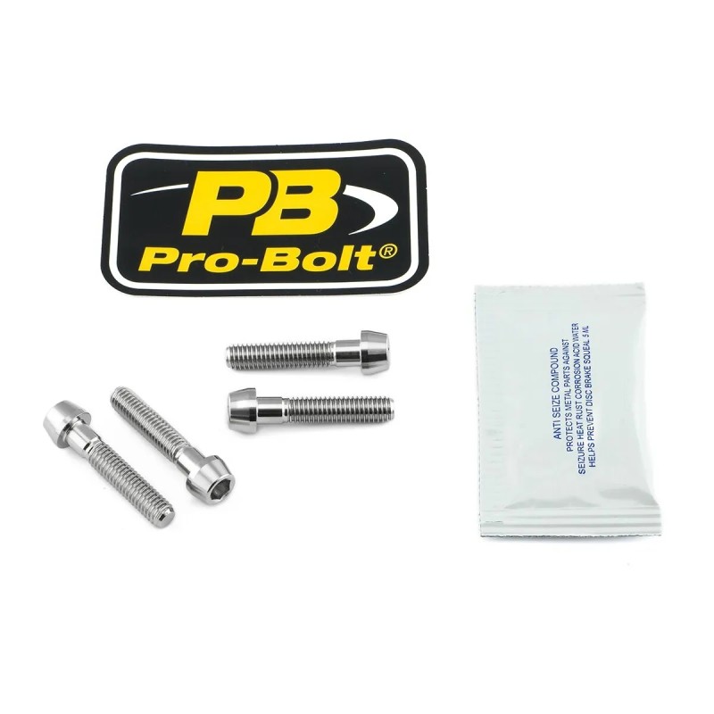 Axle Pinch Bolt Kit Stainless Steel, Front