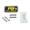 Axle Pinch Bolt Kit Stainless Steel, Front