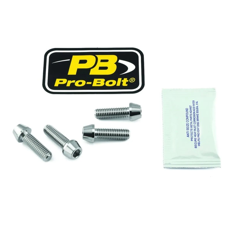 Axle Pinch Bolt Kit Stainless Steel, Front