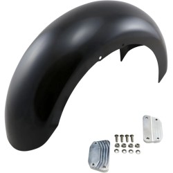 Hugger Series Front Fender with Mounting Blocks for Softail Dyna