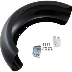 Hugger Series Front Fender with Mounting Blocks for Softail Dyna
