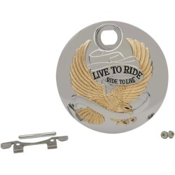 Trappe de console de réservoir « LIVE TO RIDE »