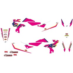 Kit déco rétro avec housse de selle