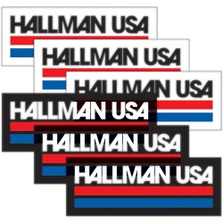 Feuille d'autocollants Hallman