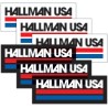 Feuille d'autocollants Hallman