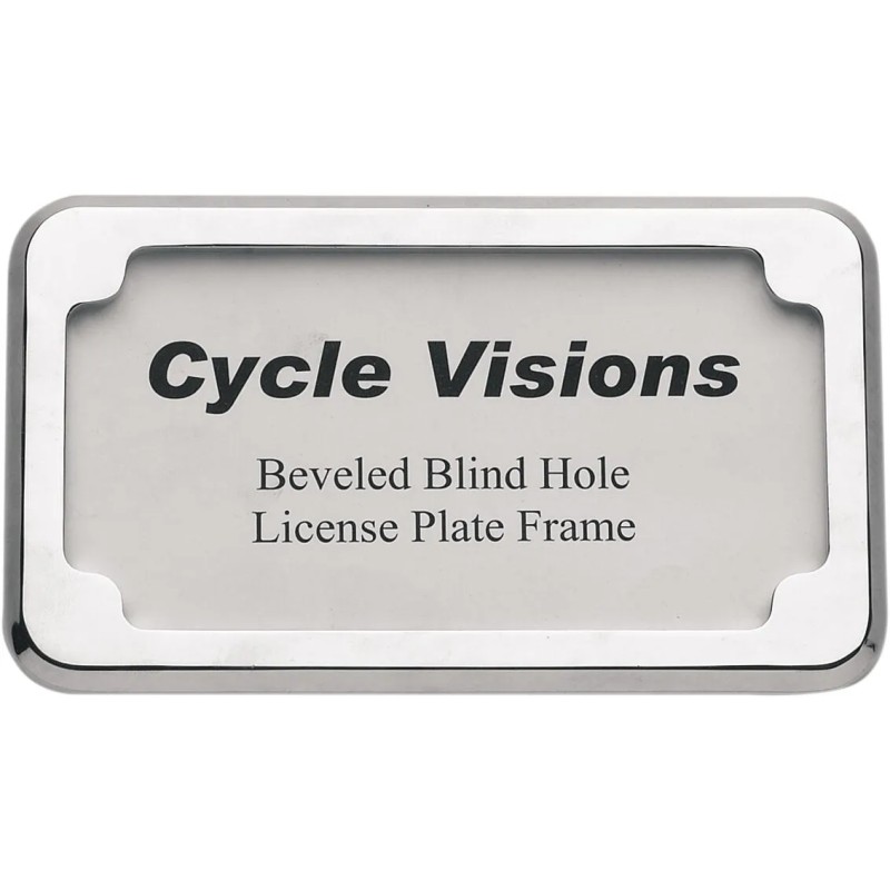 Beveled License Plate Frame