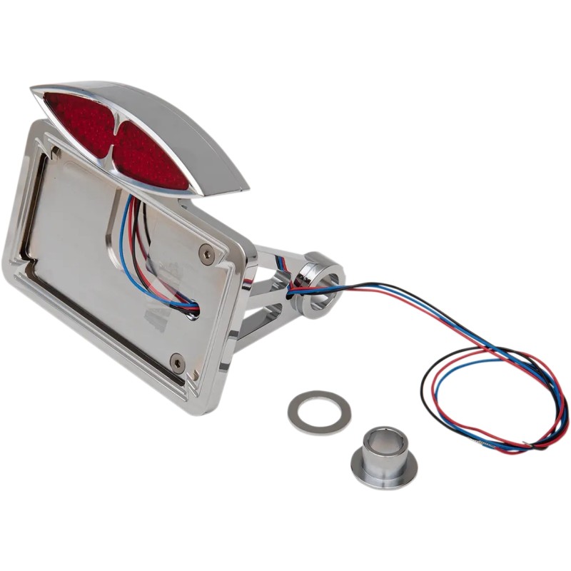 Side-Mount Deco Taillight with License Plate Mount