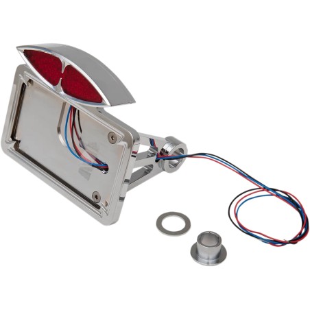 Side-Mount Deco Taillight with License Plate Mount