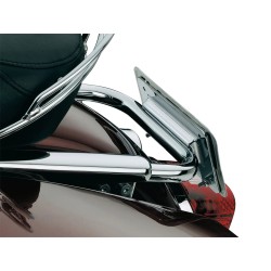 Support profil bas pour plaque d'immatriculation