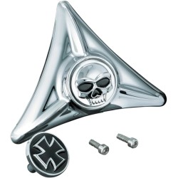 Cache pour trous de support de plaque d'immatriculation interchangeable