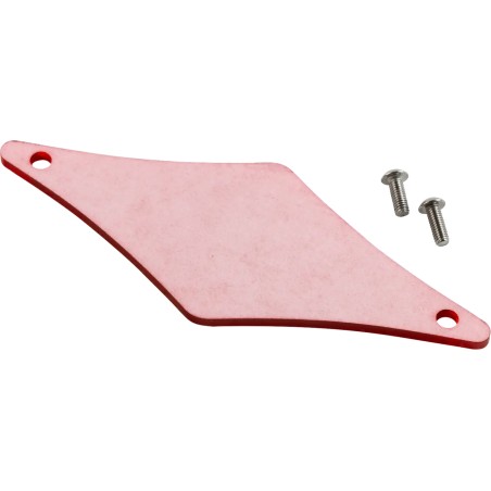 Verre en losange rouge de rechange