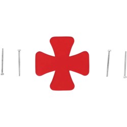 Red Replacement Lens for Mini Maltese Cross Marker Light