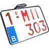 License Plate With Taillight
