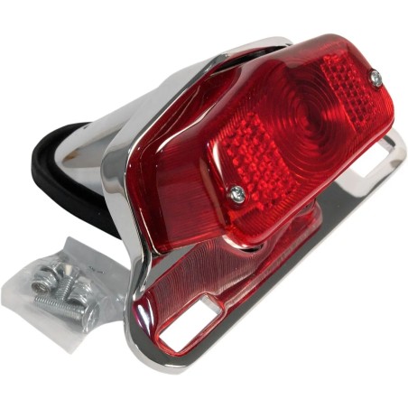 Lucas-Style Taillight with Chrome Bracket