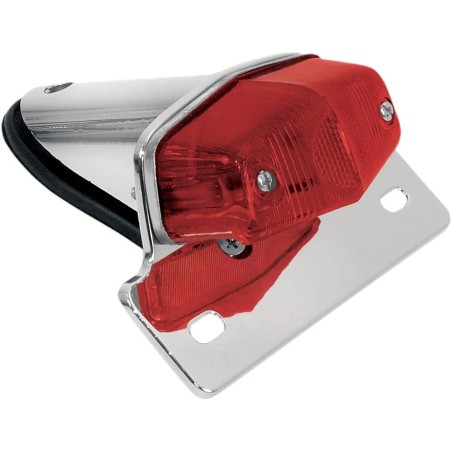 Lucas-Style Taillight with Chrome Bracket
