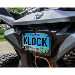 Support de plaque d'immatriculation éclairé