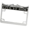 Live To Ride  License Plate Frame