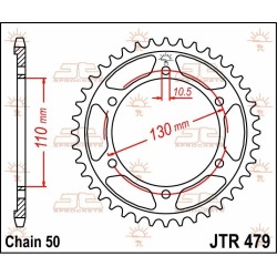 Couronne trempée par induction avec finition zinc noir