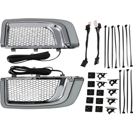 Tracer LED Fairing Lower Grill Inserts